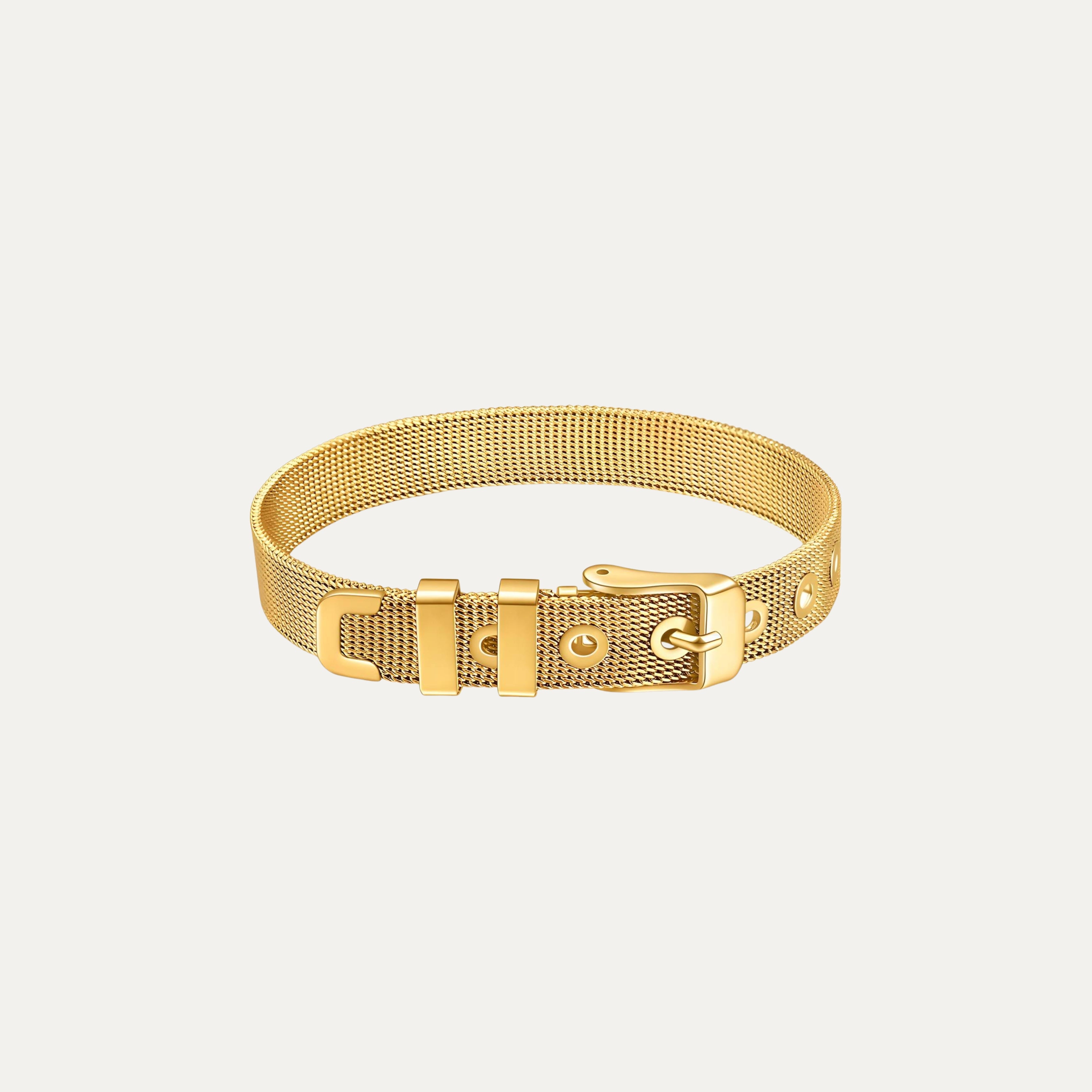 Alba Bracelet in 18k gold-plated stainless steel — refined chain bracelet by Soleil à Deux