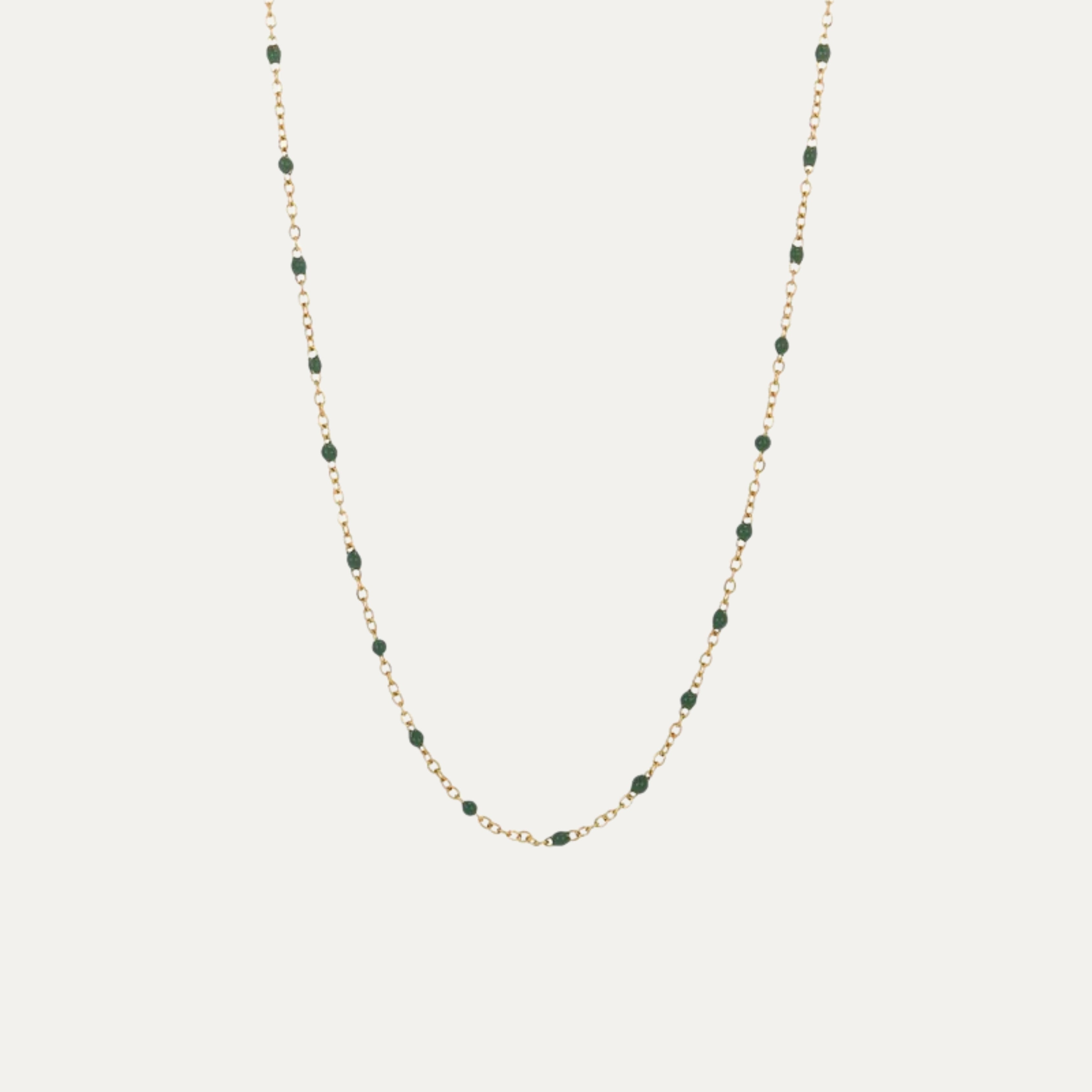 Como Necklace in 18k gold-plated stainless steel — fine chain by Soleil à Deux