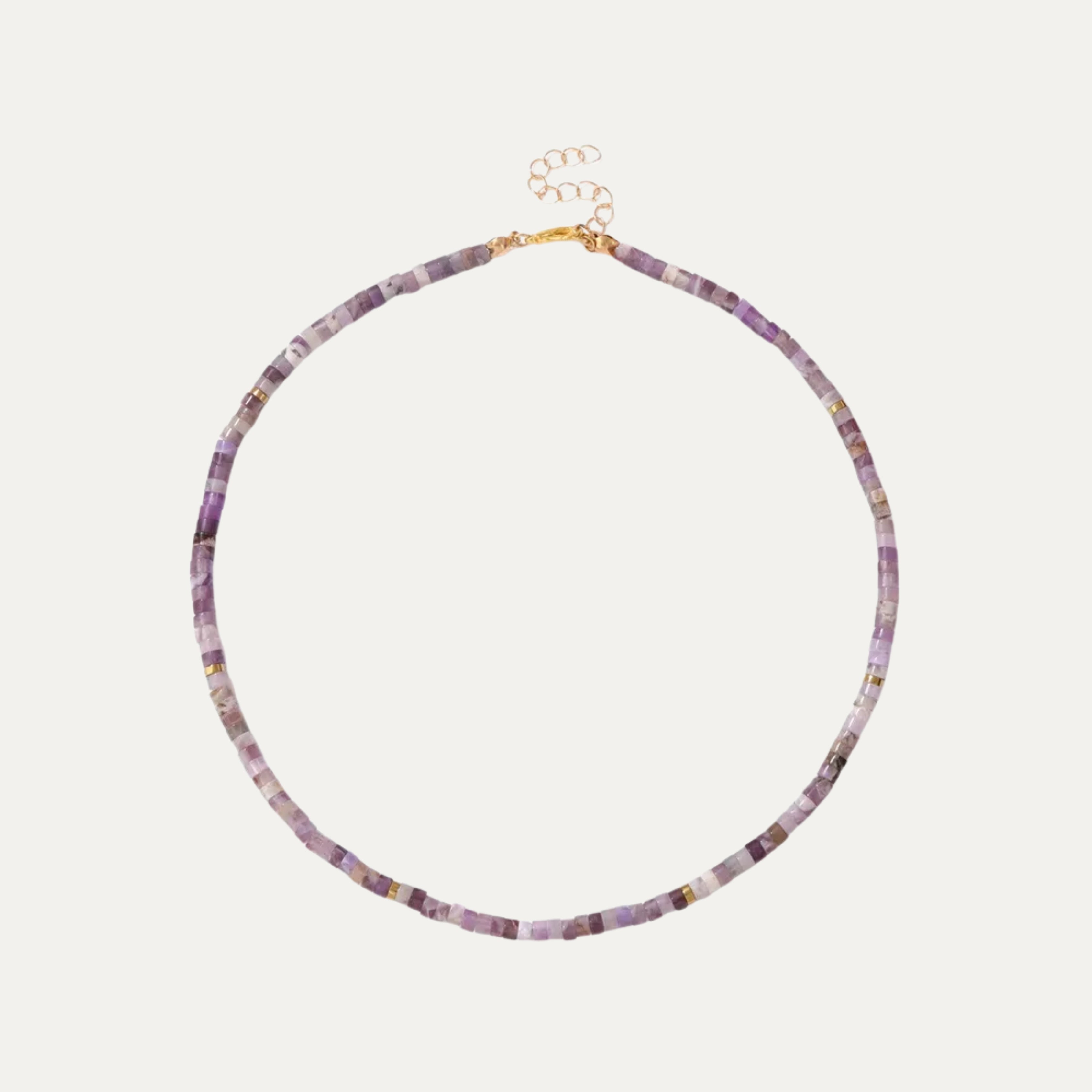 Coppa Cabana Necklace detail — natural stone close-up by Soleil à Deux