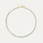 Coppa Cabana necklace styled — natural stone and gold jewelry, hypoallergenic