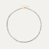 Coppa Cabana necklace styled — natural stone and gold jewelry, hypoallergenic
