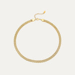 Fiji Necklace in 18k gold-plated stainless steel — chunky link chain by Soleil à Deux