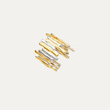 Frida Ring in 18k gold-plated stainless steel — sculptural statement ring by Soleil à Deux