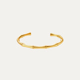 Kyoto Bracelet in 18k gold-plated stainless steel — thin minimalist bangle by Soleil à Deux