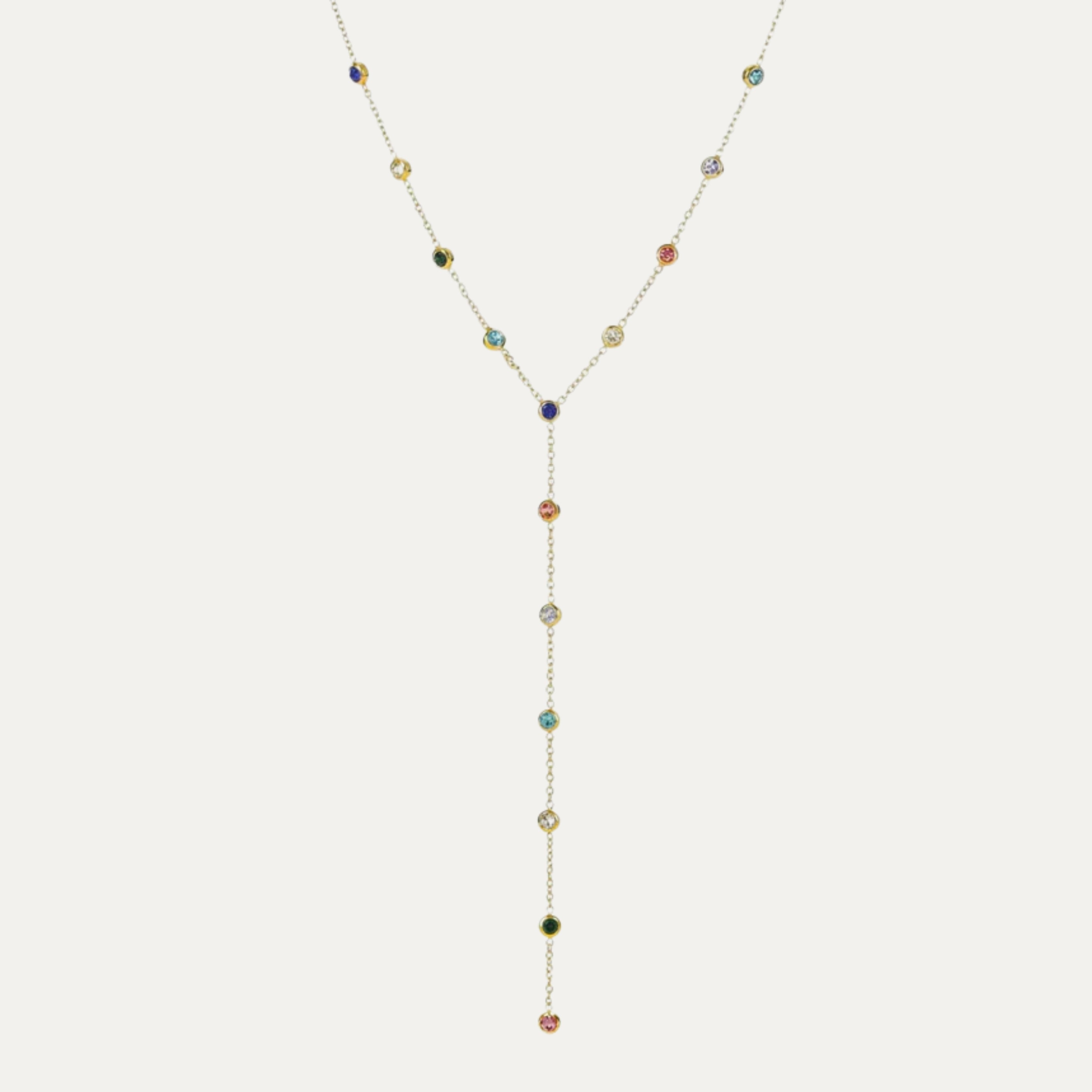 Marrakech Necklace in 18k gold-plated stainless steel — ornate chain by Soleil à Deux