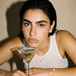 Naya Bracelet worn — minimalist gold chain bracelet, waterproof and hypoallergenic