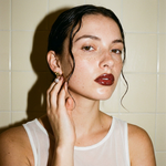 Perla Earrings styled — timeless pearl gold earrings, waterproof