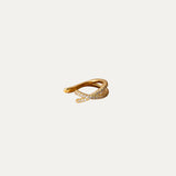 Positano Ear Cuff with cubic zirconia — no-piercing gold ear cuff by Soleil à Deux