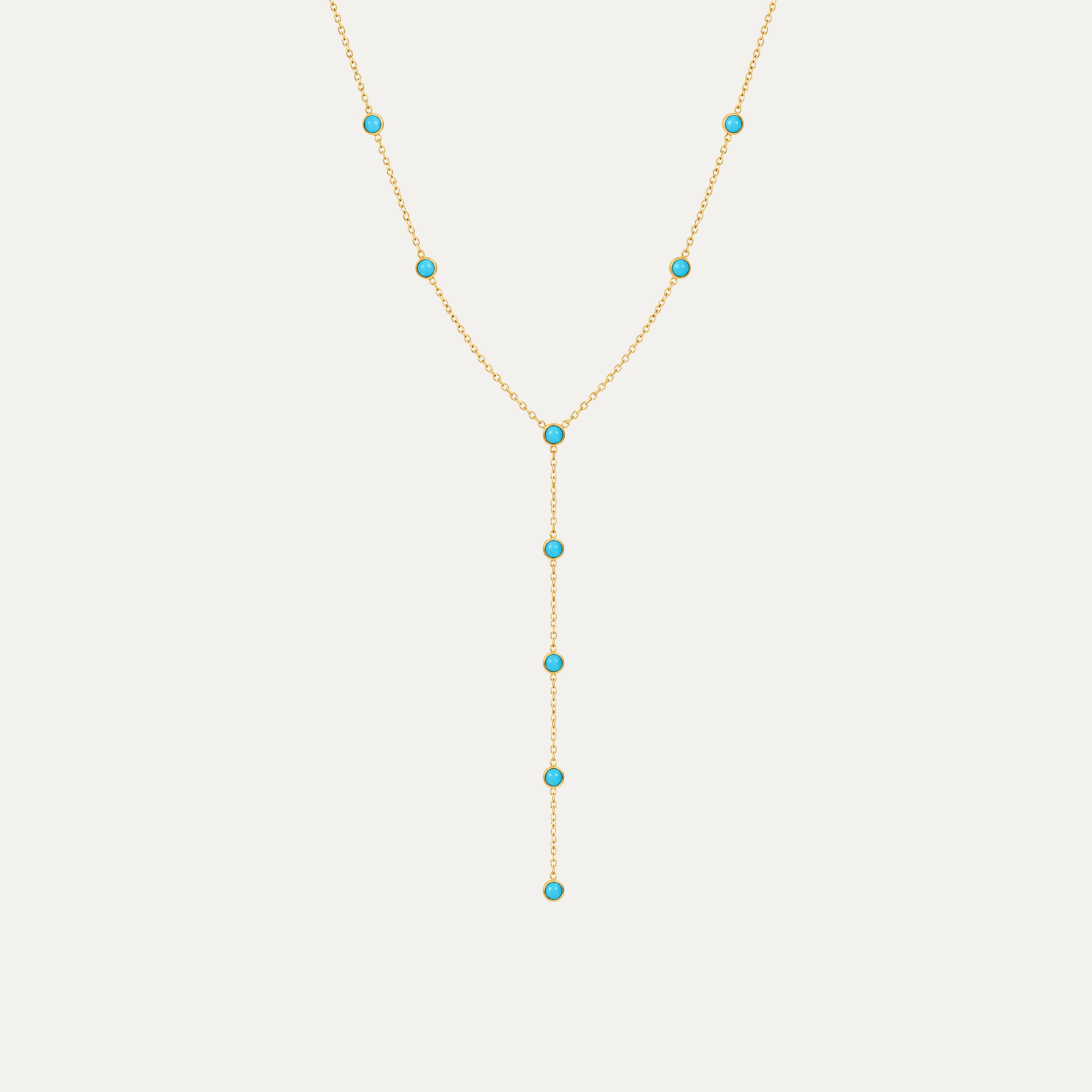 Santorini Necklace in 18k gold-plated stainless steel — Mediterranean chain by Soleil à Deux