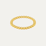 Sienna Bracelet in 18k gold-plated stainless steel — sculptural bangle by Soleil à Deux